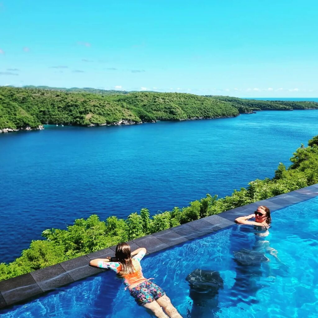 UItzicht Nusa Penida vnauit Nusa Lembongan