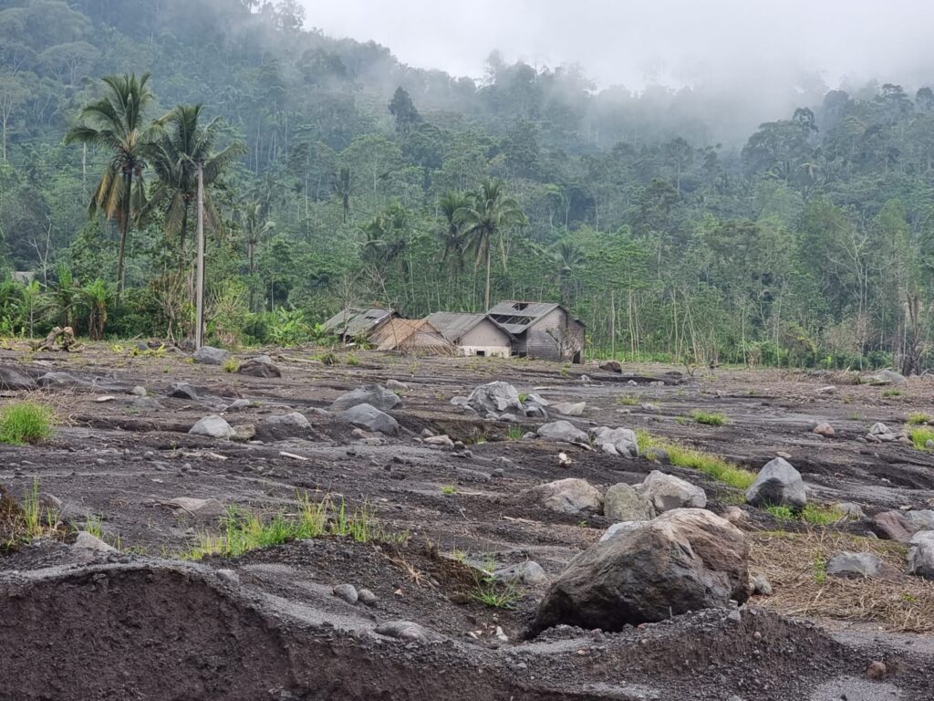 Vulkaanuitbarsting op Java